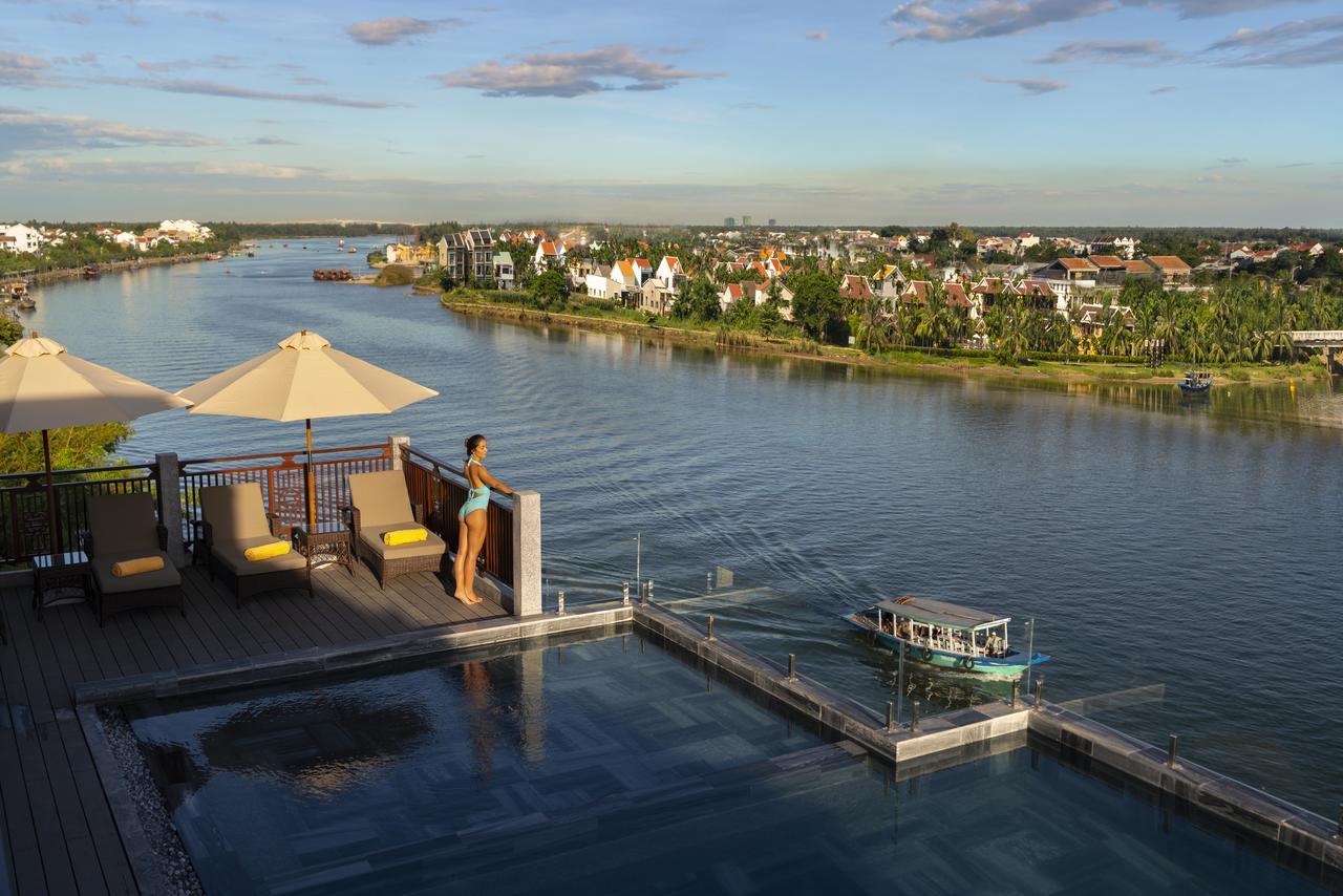 Little Riverside Hoi An . A Luxury Hotel & Spa Экстерьер фото View of the lagoon from the hotel